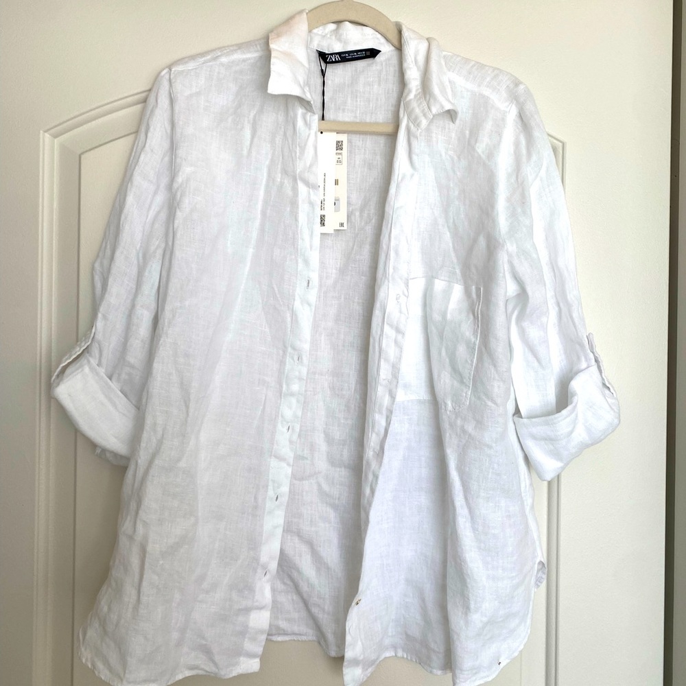 Zara linen shirt.
